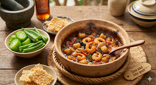 Tôm Khô Kho Quẹt